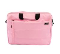 Maletina in stile Nilox per portatil fino a 15,6 - tasca esterna - chiusura con cerniera - colore rosa