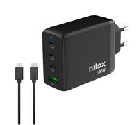 Nilox Caricabatterie da parete NXGANUSBC100 nero - Marca EAN: 8431775035669