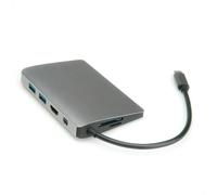 ROLINE 12.02.1021 replicatore di porte e docking station per notebook Cablato USB 3.2 Gen 2 (3.1 Gen 2) Type-C Grigio