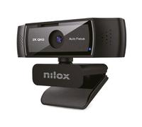 NILOX TECH - Webcam risoluzione 1080p, autofocus, microfono, 1.5 m