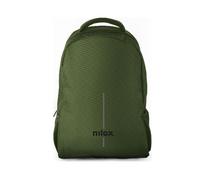 Nilox Zaino Verde Tessuto Poliestere 15.6" Unisex Città