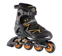 Nils Extreme ABEC9 - Pattini in linea da uomo, 80 mm, taglia 39-45, colore: Arancione (41)