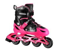 NILS Extreme Roxy pattini in linea regolabili rosa