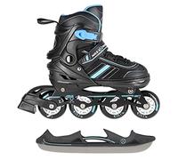 Nils Extreme Spirit - Pattini in linea 2 in 1, misura 29-33, regolabili