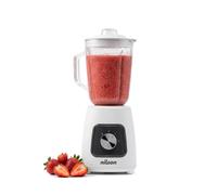 Nilson Life Frullatore a bicchiere nutrizionale, 1000 W, potenza massima, capacità 1,5 l, 4 velocità, controllo manuale, miscelazione, frantumazione e becco ghiaccio, funzione turbo, NTB1000MP, cavo