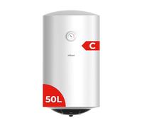 Nilson Thermos Elettrico Verticale 50 Litri NT5000 Installazione verticale, 1500 W, kit di montaggio, resistenza in acciaio inossidabile, bianco, efficienza energetica classe C