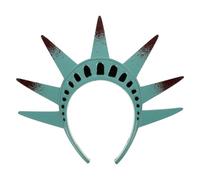 Niltracy Fascia per capelli con statua della libertà, design unico, ideale per feste in costume di Halloween ed eventi cosplay, fascia per capelli con statua della libertà, copricapo per costume