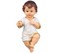 Niltracy Statuetta religiosa, Gesù infantile, in resina, ideale per decorazioni religiose e domestiche, statuetta religiosa, dimensioni 6 cm