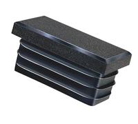 NIMA PARTS: 4 tappi lamellari rettangolari, realizzati in Germania, tappi di plastica come protezione per copertura del tubo (30 x 25 mm)
