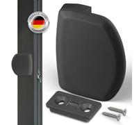 NIMA PARTS Maniglia per porta del balcone, colore bianco, resistente ai raggi UV e alle intemperie, con viti (antracite)