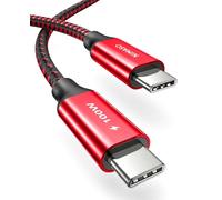 NIMASO Cavo USB C a USB C 1M,Cavo USB Type C 100W 20V/5A PD con Cavo di Ricarica Chip E-Mark e Cavo Dati per MacBook,MacBook PRO,iPad Mini 6/PRO 2021,2018,MacBook Air,ChromeBook Pixel,Galaxy S20/S10