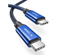 NIMASO Cavo USB C a USB C 3M,Cavo USB Type C 100W 20V / 5A PD con Cavo di Ricarica Chip E-Mark e Cavo Dati per MacBook,MacBook PRO,iPad mini 6/PRO 2021,2020,MacBook Air,ChromeBook Pixel,Galaxy S20/S10