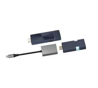 Nimble Cast Go, adattatore convertibile HDMI a tipo C, risoluzione 4K a 30Hz, 2 schermi divisi, supporto AirPlay, Miracast, Google Cast
