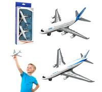 NimblusToy Aeroplano Giocattolo, Aereo Giocattolo, Aereo Set Modello, Modellini Aerei, Miniatura Deco Aereos Giocattolo Bambini Ragazzo Natale Compleanno Regalo 2pcs