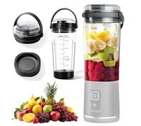 Nimblyne Ninja Blast Pezzi di ricambio per frullatore portatile da 530 ml: bicchiere con apertura per bere coperchio e tappo inferiore compatibile con Ninja Blas BC100/BC151, tazza per frullatore con
