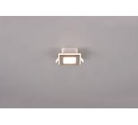 NIMBUS FARETTO DA INCASSO LED 5W 450lm, 3000K QUADRATO BORDO CROMATO ACCENSIONI SEPARATE 8,5CM X 8,5CM