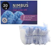 Nimbus Magic Duster Ricarica Pacco di 4 x 20 Spolverino Sacchetto Magnetico