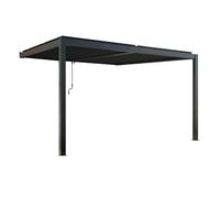 NIMBUS - pergola bioclimatica addossata in alluminio 3 x 4 m
