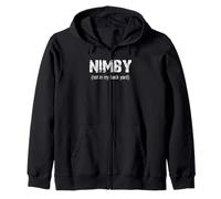 NIMBY Non nel Mio Cortile Felpa con Cappuccio