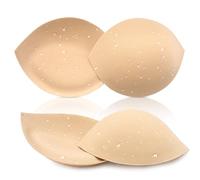 Nimiah Inserti impermeabili per reggiseno, push-up, imbottiture per bikini, per donne, coppe per cucito, aggiungere scollatura in costumi da bagno Top sportivi