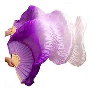 Nimiman Veils Gradient - Veils Gradient da donna, 1,8 m, viola e bianco