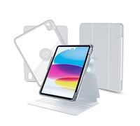 nimin Custodia per iPad 10ª generazione 2022 da 10,9 pollici, con design a doppio magnete, 11 diverse modalità d'uso - Custodia in pelle girevole a 360° con supporto per la penna