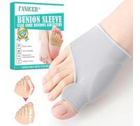Nimisyra Alluce Valgo Correttore, Calzini per Alluce Valgo, Silicone Integrato divaricatore alluce, Tutore Alluce Valgo Correttore, Correzione e Protezione per Uomini e Donne(44-47 L, Grigio)