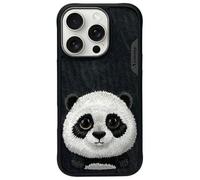 Nimmy Case Big Eyed PET 2.0 Panda adatto per iPhone 16 Pro Black