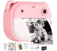 NimNik Macchina fotografica istantanea per bambini, regali di compleanno per bambini per età 5 6 7 8 9, fotocamera digitale per bambini con scheda da 32 GB, video HD 1080P