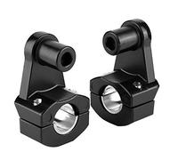 NIMOA 2 Pezzi Riser Manubrio, Morsetto per Manubrio Moto, for Moto in Lega di Alluminio Morsetti Adatto Manubri da 22mm o 28mm