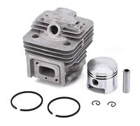 NIMOA Anelli Guarnizione Cilindro Pistone Set - Set di cilindro a pistone Kit Anello per Mitsubishi TL52 BG520 Cilindro Decespugliatore, 44 MM,Cilindro e pistone Decespugliatore