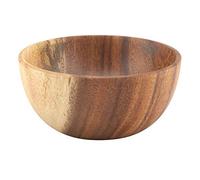 Nimoa Insalatiera in Legno, Ciotola di Legno, Acacia Massiccia Ciotola di Zuppa di Riso Utensili da Cucina in Ciotola di Legno Fatti a Mano (16 * 7cm)