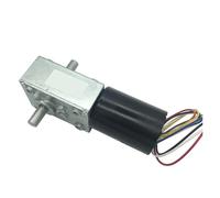 Nimoa Motoriduttore 5840-3650S 12V 24V 2.5-60KG DC Brushless High Torque Turbo Motoriduttore a vite senza fine Motore con freno autobloccante inverso(24V 160rpm)