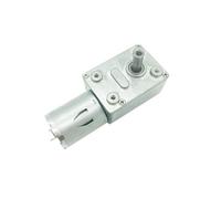 Nimoa Motoriduttore JGY-370 Motore a vite senza fine DC Turbo Drive Mini ingranaggio a coppia elevata 6v 12v 24v 3rpm-210rpm Motore di riduzione a vite senza fine autobloccante(Package H,30rpm)