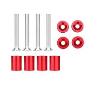 NIMOA Riser Distanziatore Kit Riser distanziatore Suuonee Riser Distanziatore di Ventilazione del Cofano Motore Utilizzato da Un Motore Turbo da 6 Mm in Lega di Alluminio