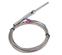 Nimoa Tipo K Termocoppia, Filettatura M8 PT100 Resistenza al Platino Termocoppia 50mm Sonda Linea di Temperatura Sensore 0-400 ℃