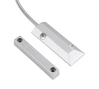 Nimomo Contatti di Rilevamento Magnetici, Interruttore Rilevatore Sensori Cablati con Contatto Magnetico per Porte e Finestre la Sicurezza dell'Allarme del Garage Domestico