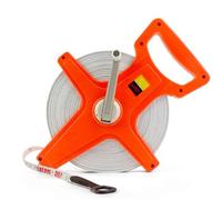 Nimomo Metro A Nastro In Fibra Di Vetro, 100m/330ft Rotella Metrica Flessometro Bindella, Rotolo Di Metro A Nastro Di Misurazione In Fibra Di Vetro Tape Measure Con Doppio Lato Per Ingegnere