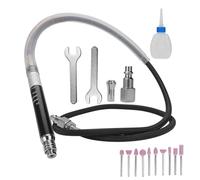 Nimomo Micro Smerigliatrice Pneumatica, 1/8 Pollici Smerigliatrice Penna Ad Aria Mini Smerigliatrici Dritte A Stile Penna 65000rpm Smerigliatrici A Matita Ad Aria Fresatrice Per Lucidatura, Incisione