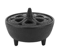 Nimomo Porta Incenso, Portabastoncini di Bruciatore per Incenso Aromaterapia, Contenitore Aromaterapia in Ghisa a Forma Loto la Decorazione Domestica Bagno Camera da Letto