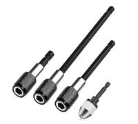 Nimomo Prolunga Portainserti Magnetico, 3PCS 1/4" Esagonale Prolunga Avvitatore Porta Inserti Magnetico 60/100/150mm, Prolunghe Portainserti Porta Punte Con Mandrino per Trapano