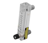 Nimomo Rotametro dell'acqua, misuratore di portata del liquido regolabile 16-160LPH, misuratore di portata dell'acqua trasparente ad alta precisione, tipo a pannello