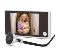 Nimomo Telecamera da spioncino Elettronica per Porta da 3,5 Pollici con Campanello Digitale da 120 Gradi Campanello Digitale LCD con visualizzatore per Porte a Bassa Potenza