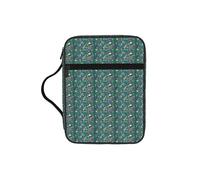 NImongt Borsa portaoggetti con stampa a tema scienza dei cartoni animati, per chiesa, viaggi, scritture, organizer, accessori ecclesiastici