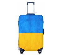 NImongt Copertura elastica universale per valigie con stampa bandiera ucraina, accessorio per bagagli, vacanze, spiaggia, viaggi d'affari, Nero , M, Bagaglio a mano