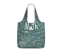 NImongt Formule Forme Teoria Lezione di Matematica Stampa Parola Donne Uomini Pieghevole Riutilizzabile Shopping Leggero Tote Bag Weekend Viaggi Palestra Spiaggia