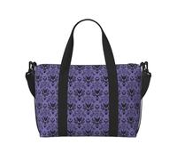 NImongt Haunted Mansion Print Versatile Borsa da viaggio leggera Tote Weekend Beach Getaways Gym Pendolari