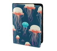NImongt Meduse Modello Stampa Elegante Passaporto 5.5 "Documento di Viaggio per Uomo Donna Business Leisure Viaggi Portafoglio, Nero , Taglia unica