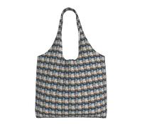 NImongt Statua della Libertà In Nyc Stampa Unisex Oversize Canvas Tote Bag Riutilizzabile Leggero Spalla Borsa Shopping