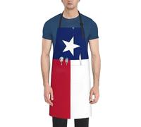 NImongt Texas State Flag Print 28 X 83,8 cm Impermeabile Adulto Grembiule Da Cucina Con Tasche Versatile Chef Bbq Grembiule